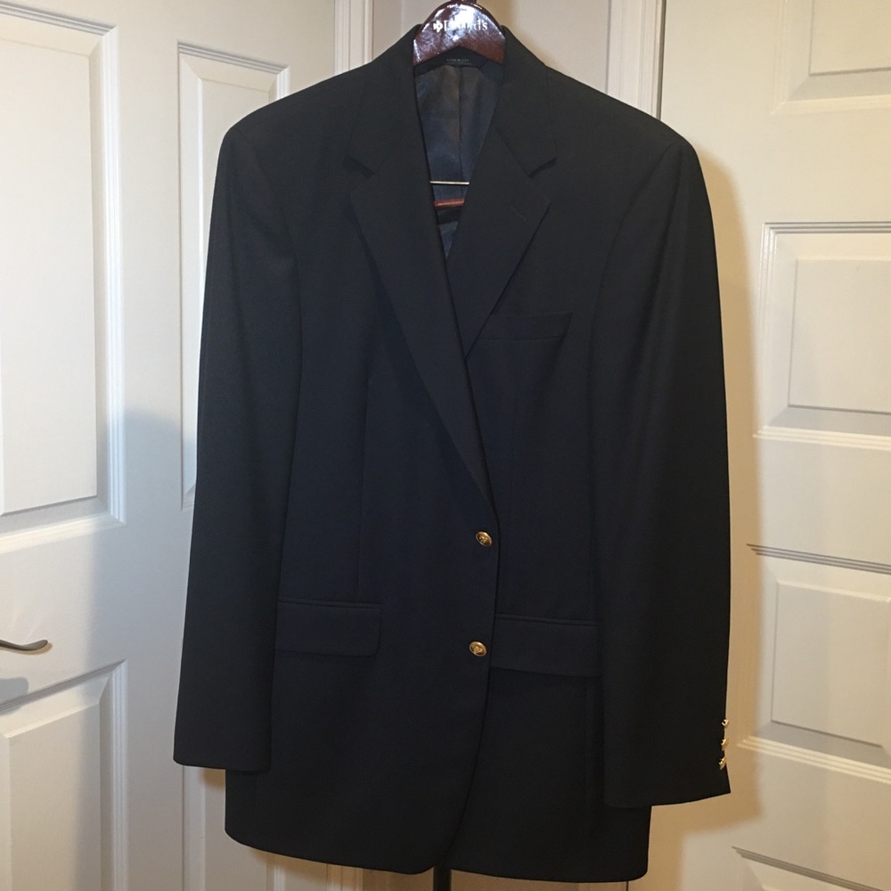 Brooks Brothers Men’s Blazer w/ brass buttons. 40L